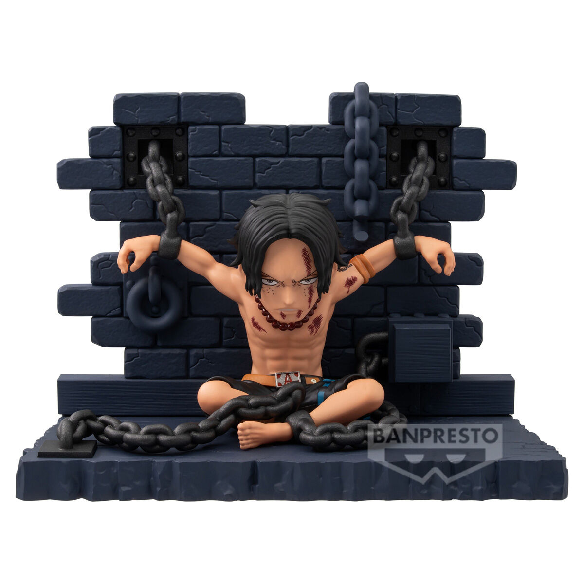 Banpresto | Portgas D. Ace World Collectable Figure Log Stories Impeldown (8cm) | One Piece