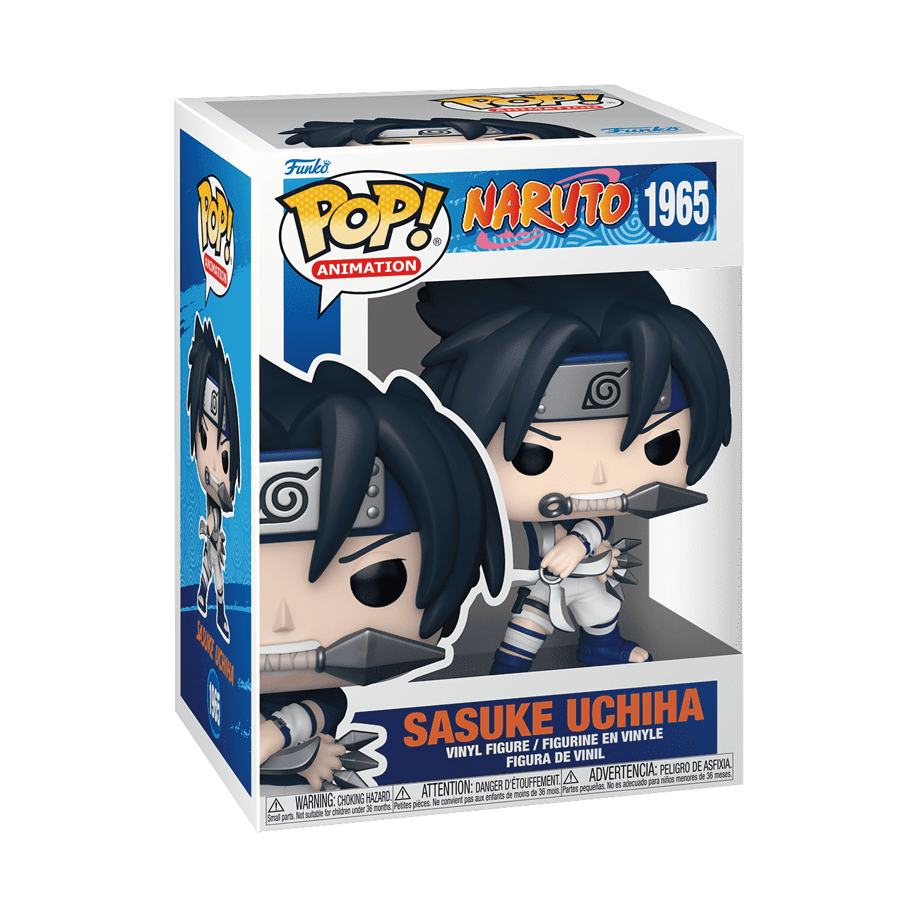 POP! Animation: Sasuke Uchiha with Demon Wind Shuriken - Naruto