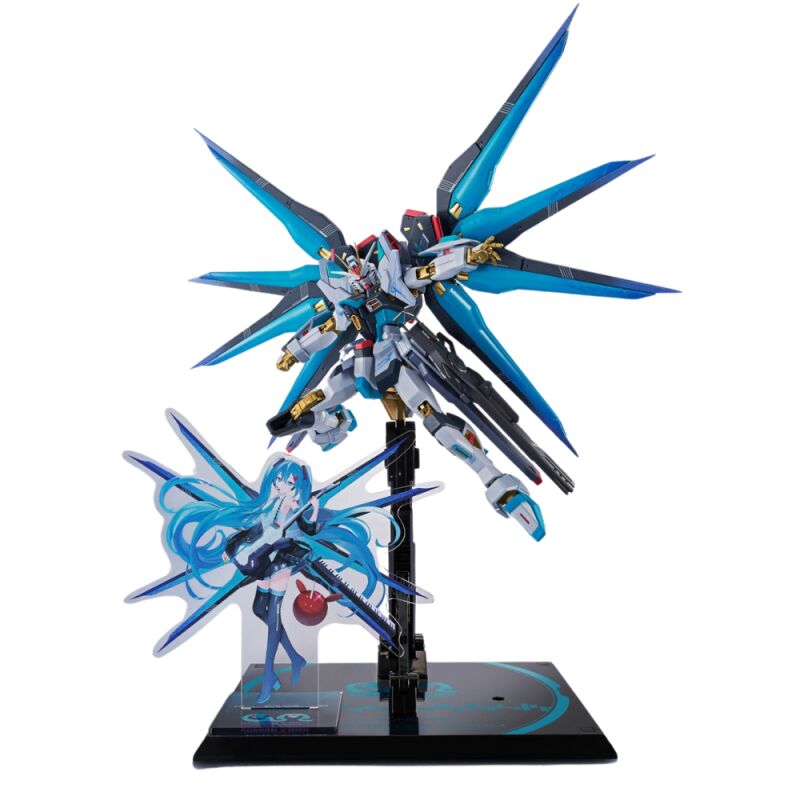 Tamashii Nations | Strike Freedom Gundam Type II (Hatsune Miku Version) Metal Robot Spirits (14cm) | Gundam
