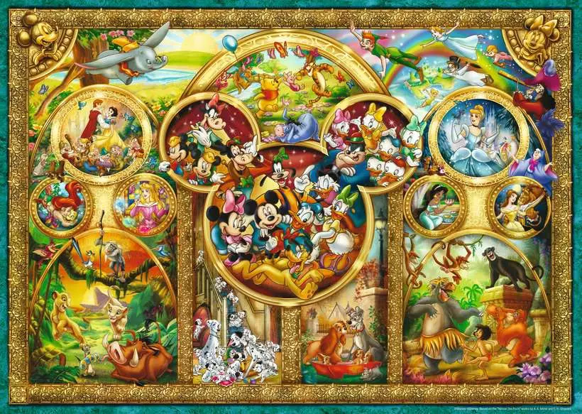 Ravensburger | Disney Classics Die schönsten Disney Themen | 1000 Teile Puzzle