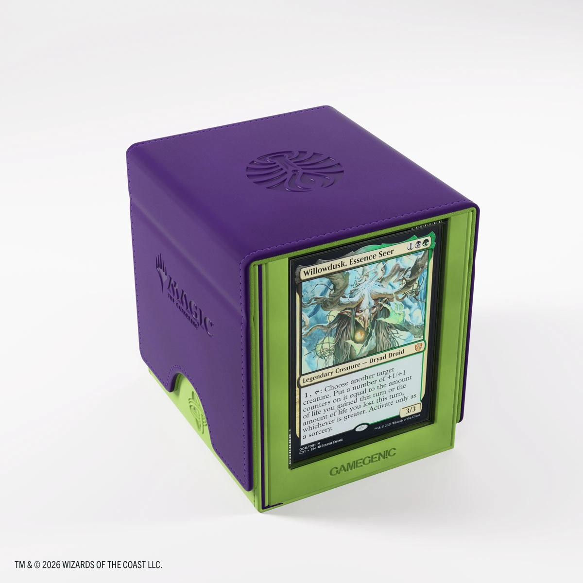 Gamegenic | Secrets of Strixhaven - Grün/Lila | Deckbox Sidekick Plus100+ XL