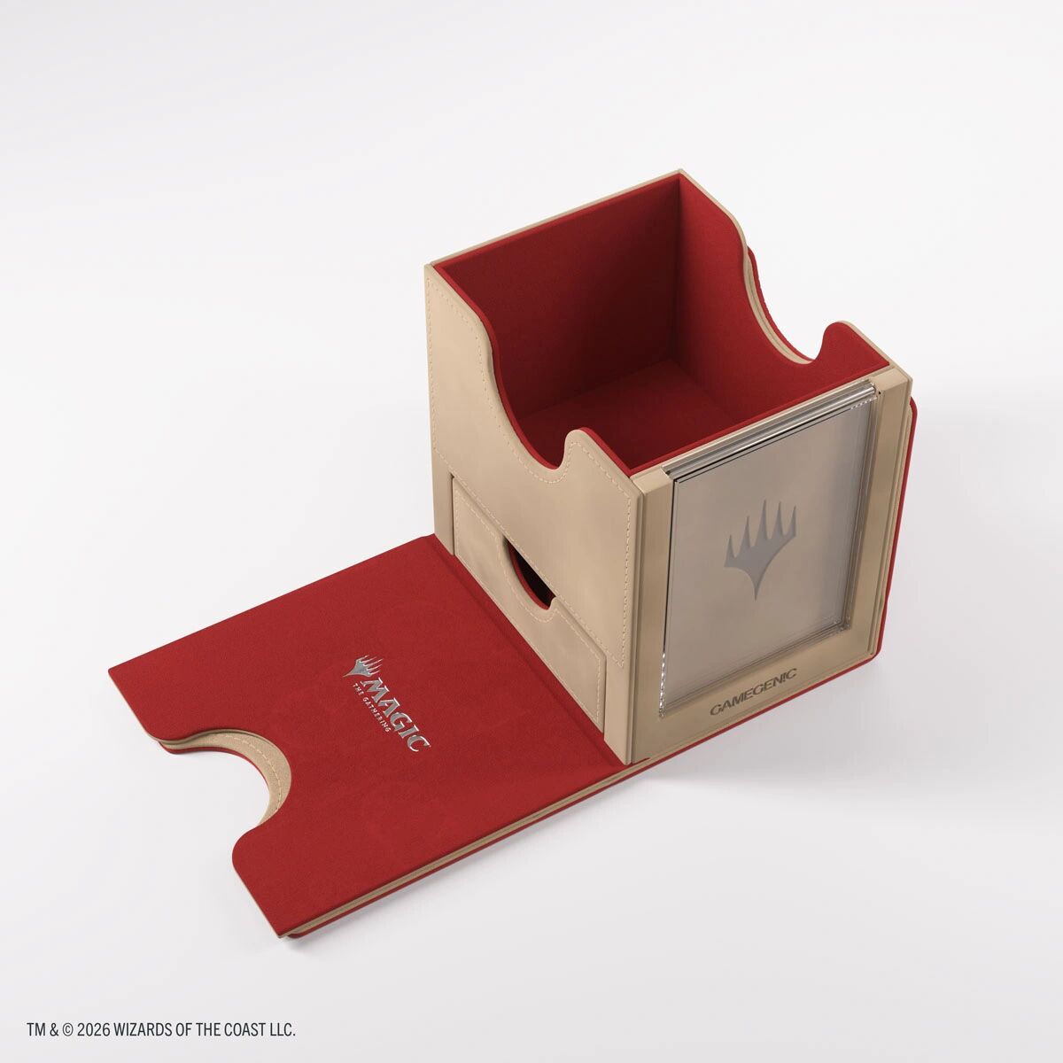 Gamegenic | Secrets of Strixhaven - Lorehold - Beige/Rot | Deckbox Sidekick Pro 100+ XL