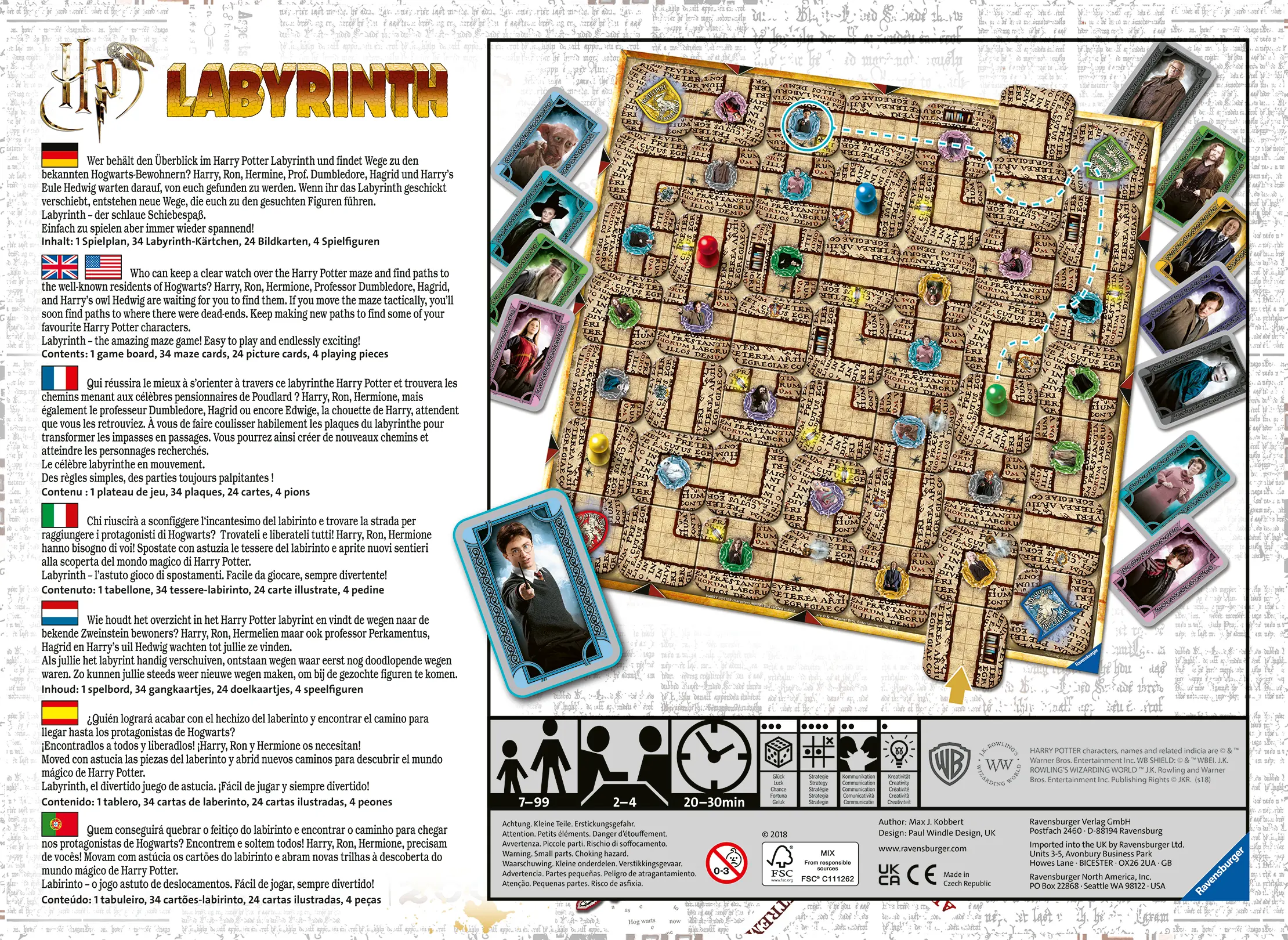 Ravensburger | Harry Potter Labyrinth | Gesellschaftsspiel