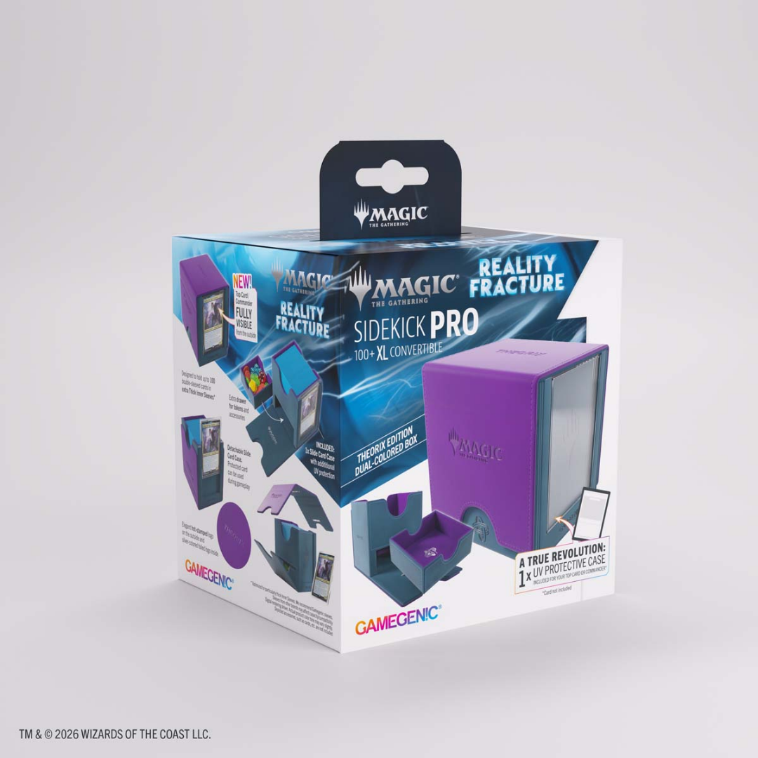 Gamegenic | MTG: Reality Fracture - Theorix | Sidekick Pro Convertible Deckbox 100+ XL