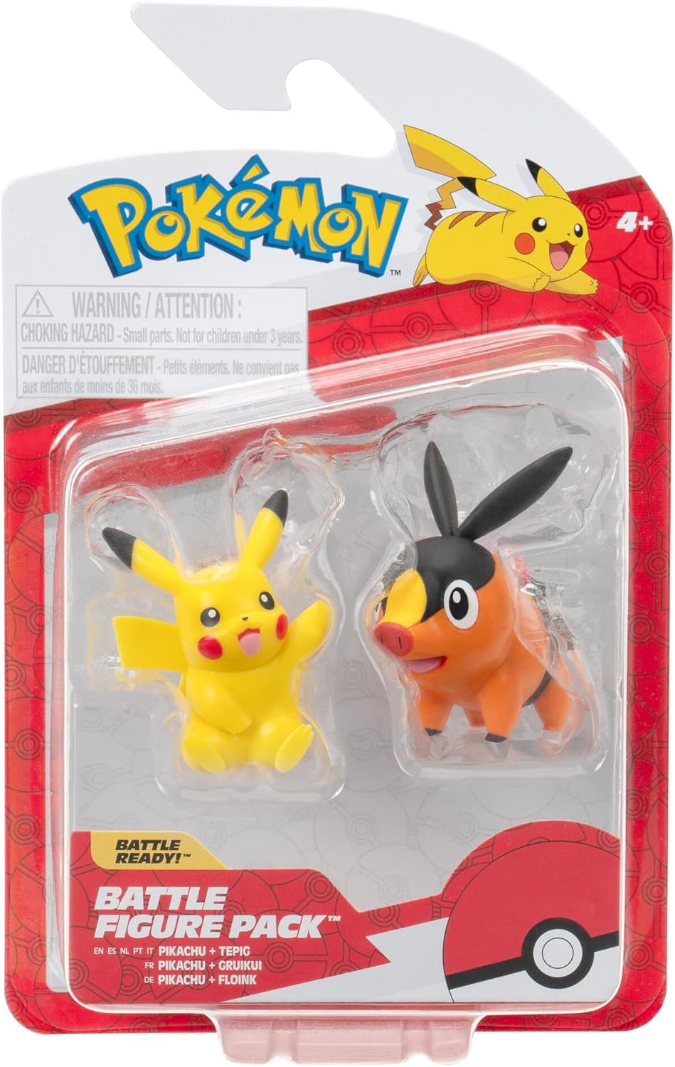 Pokémon | Battle Figure 2 Pack | Tepig & Pikachu