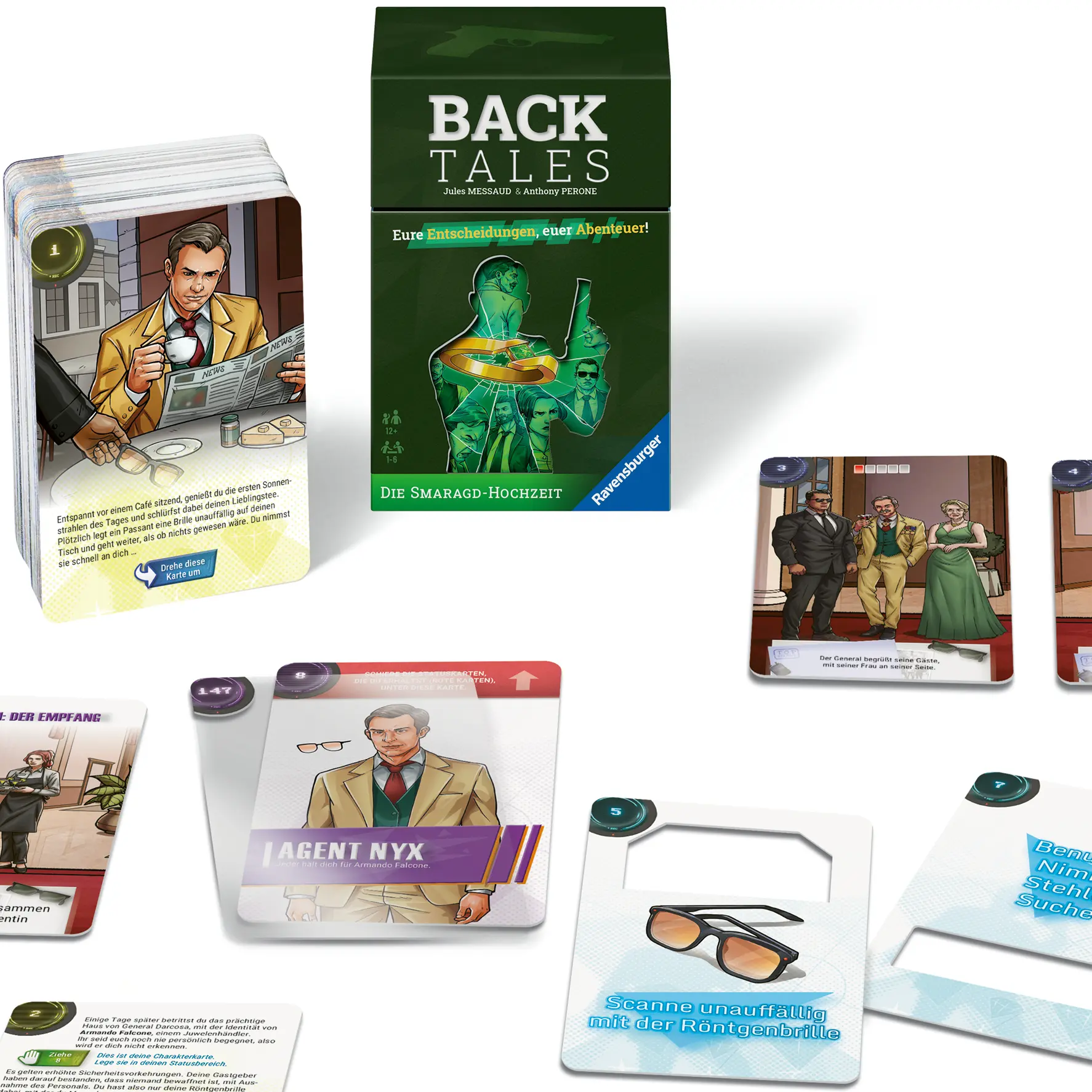 Ravensburger | Back Tales Die Smaragd-Hochzeit | Mystery
