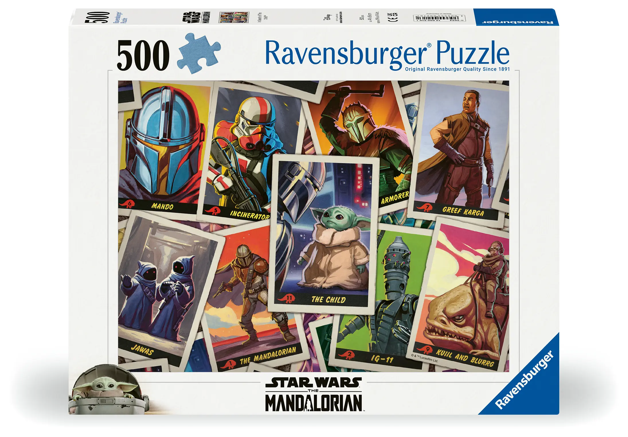 Ravensburger | The Mandalorian Auf der Suche nach dem Kind | 500 Teile Puzzle