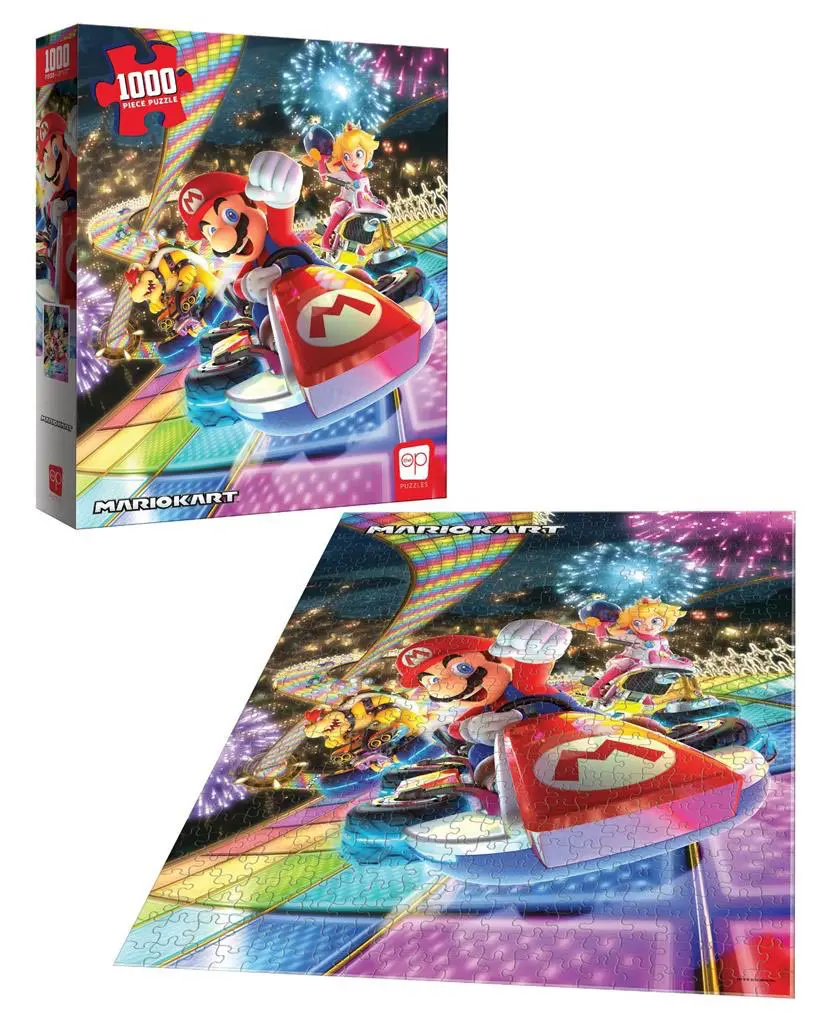 Usaopoly: Mario Kart Rainbow Road Puzzle 1000 pcs - Jigsaw Puzzles