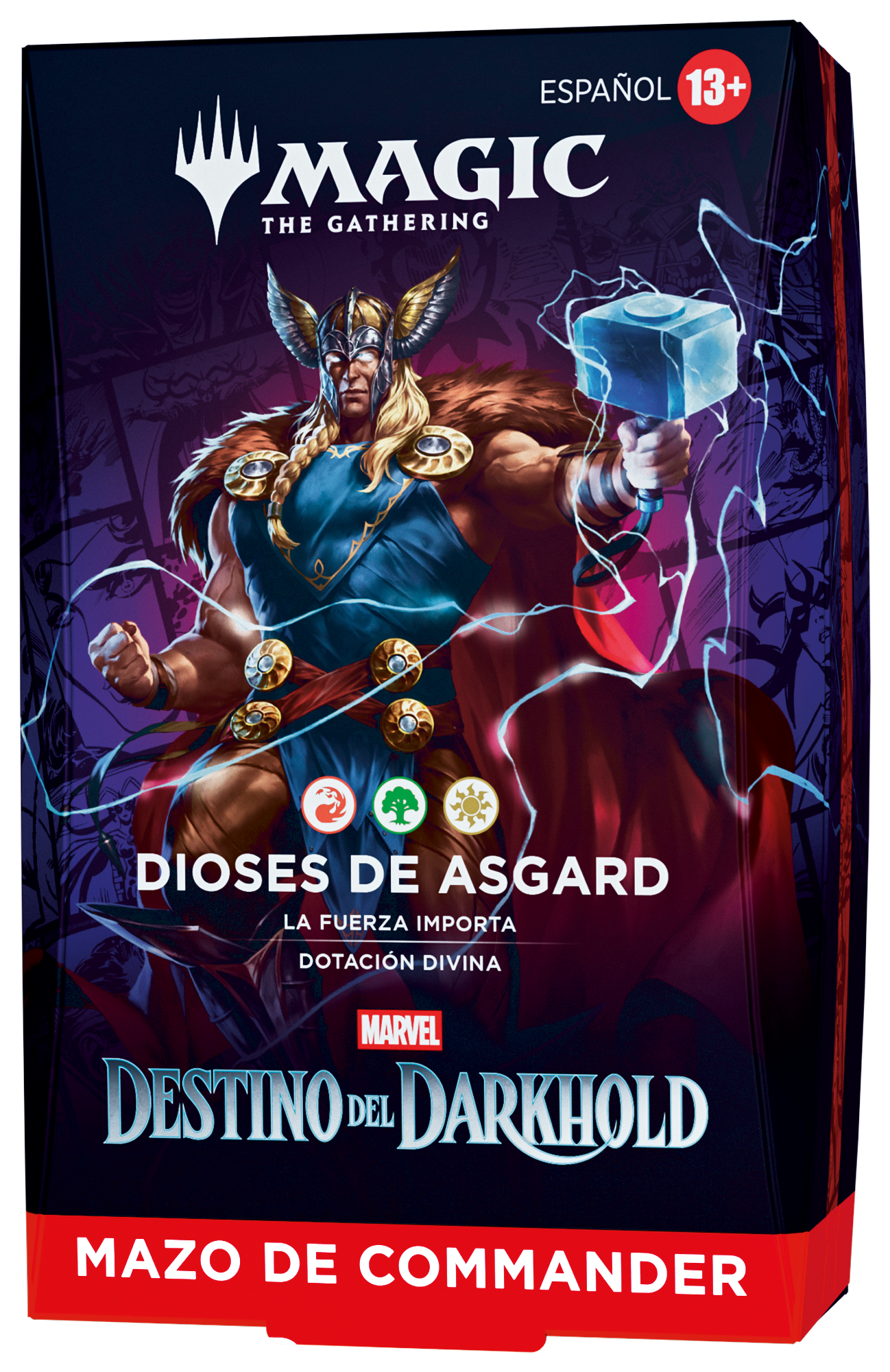 Magic: The Gathering | Marvel Darkhold Destiny | Commander Deck Display (4 Stk.) (ES)