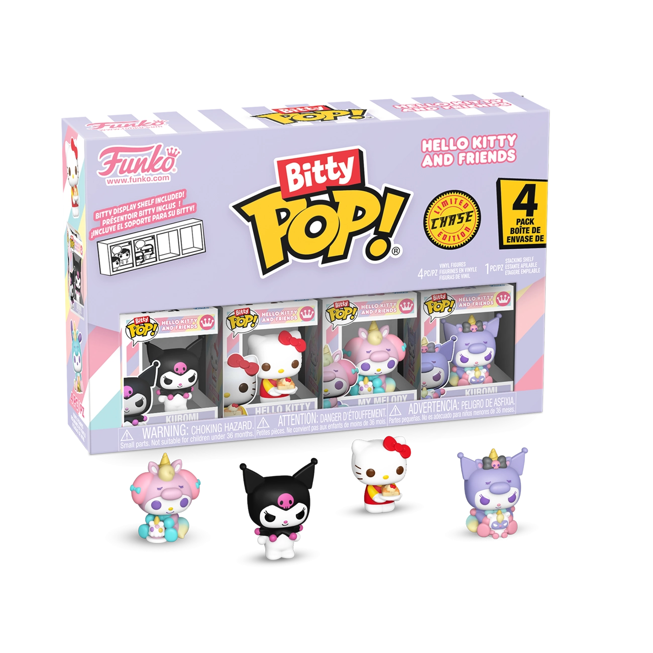 Bitty POP: Hello Kitty and Friends - 4-Pack Series 3 Kuromi