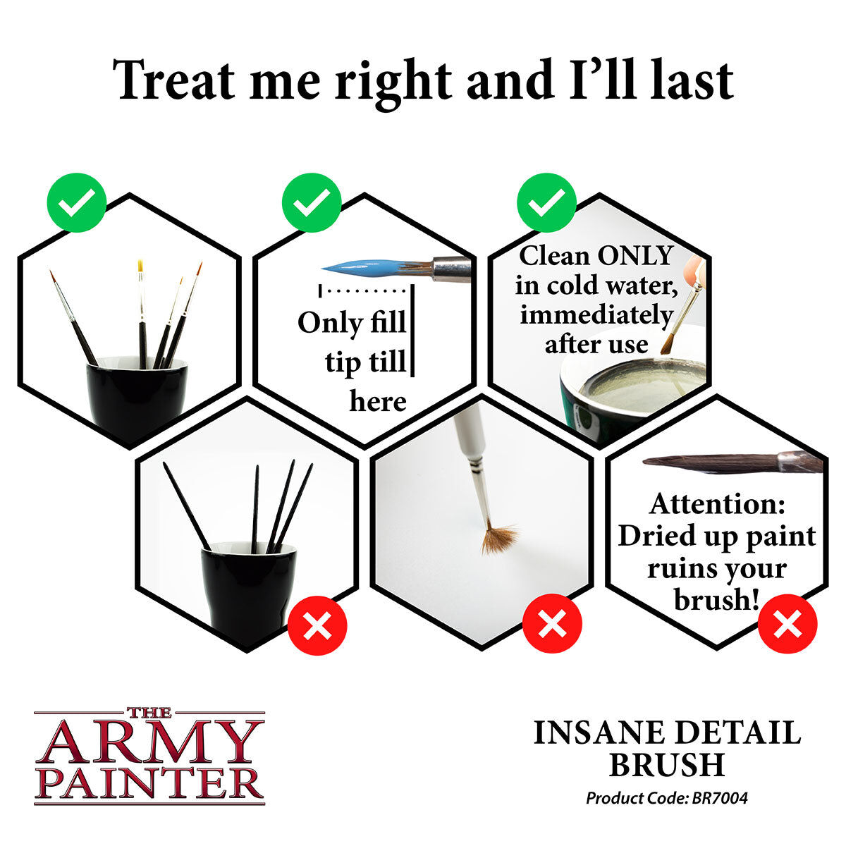 The Army Painter - Insane Detail - Wargamer Brush