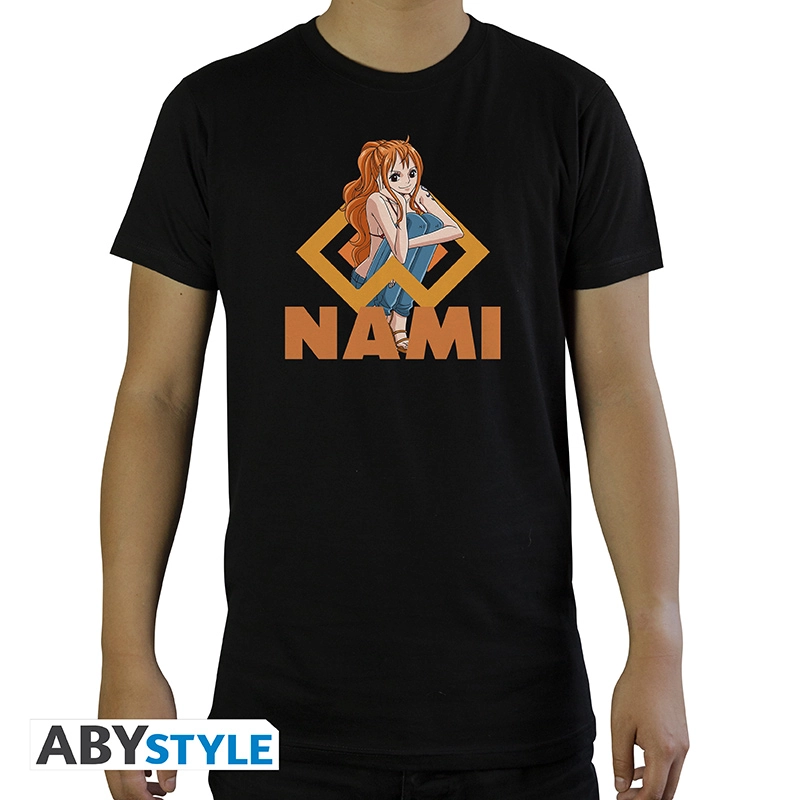 Abysse: One Piece - Basic T-Shirt Herren (M) - Nami