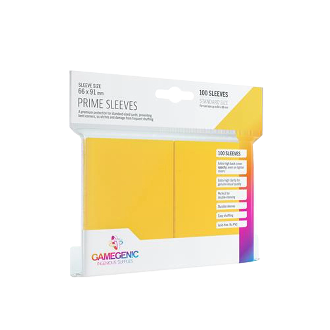 Gamegenic - Prime Sleeves - Gelb (100 Stück)