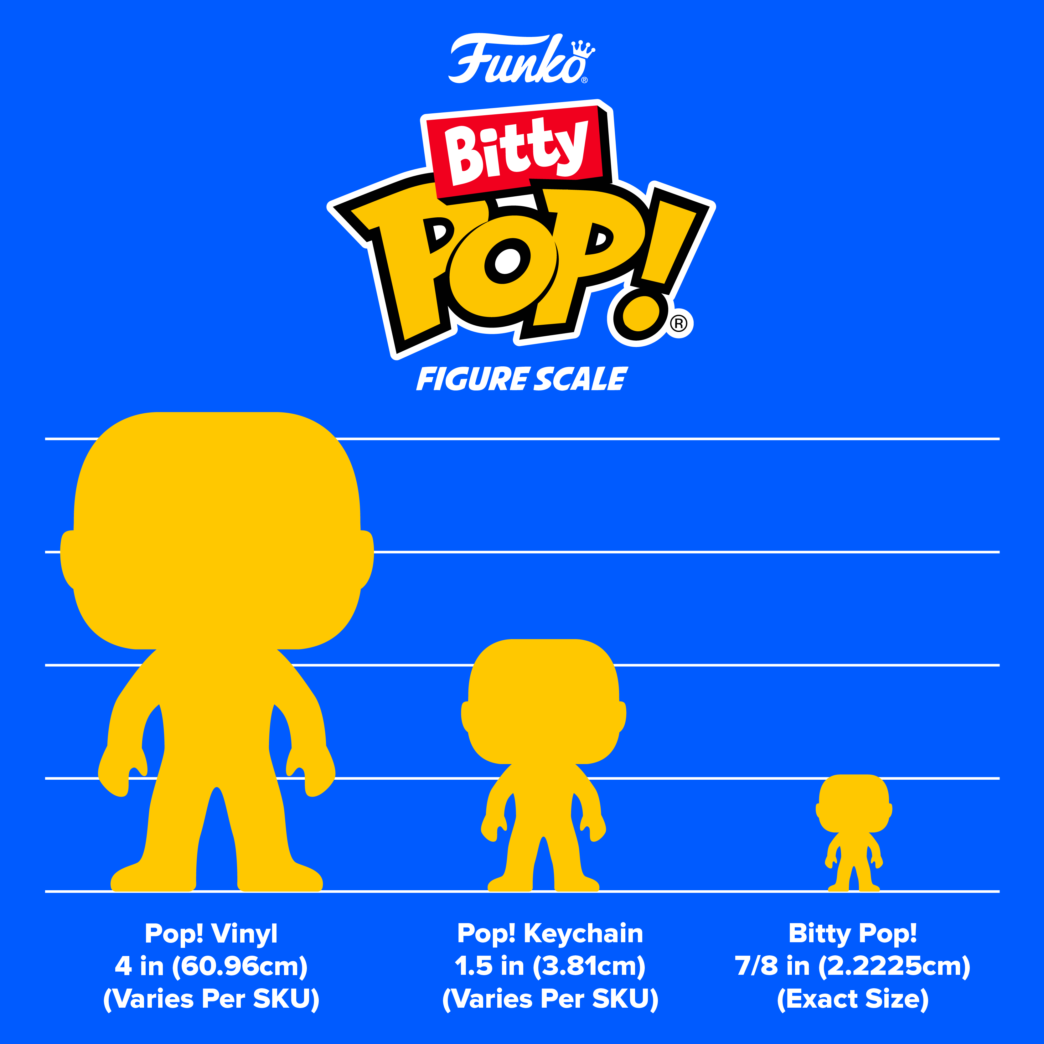 Bitty POP!: Pokémon Pikachu - 4 Pack Series 1