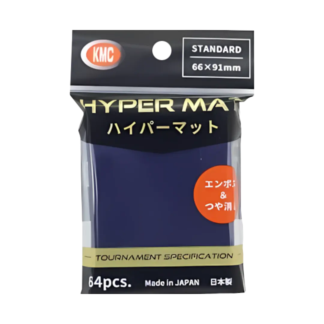 KMC | Standard Sleeves | Hyper Mat Blau (64)