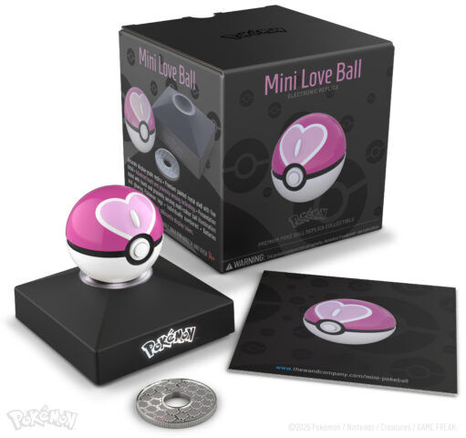 The Wand Company | Pokémon - Mini Love Ball | Replica