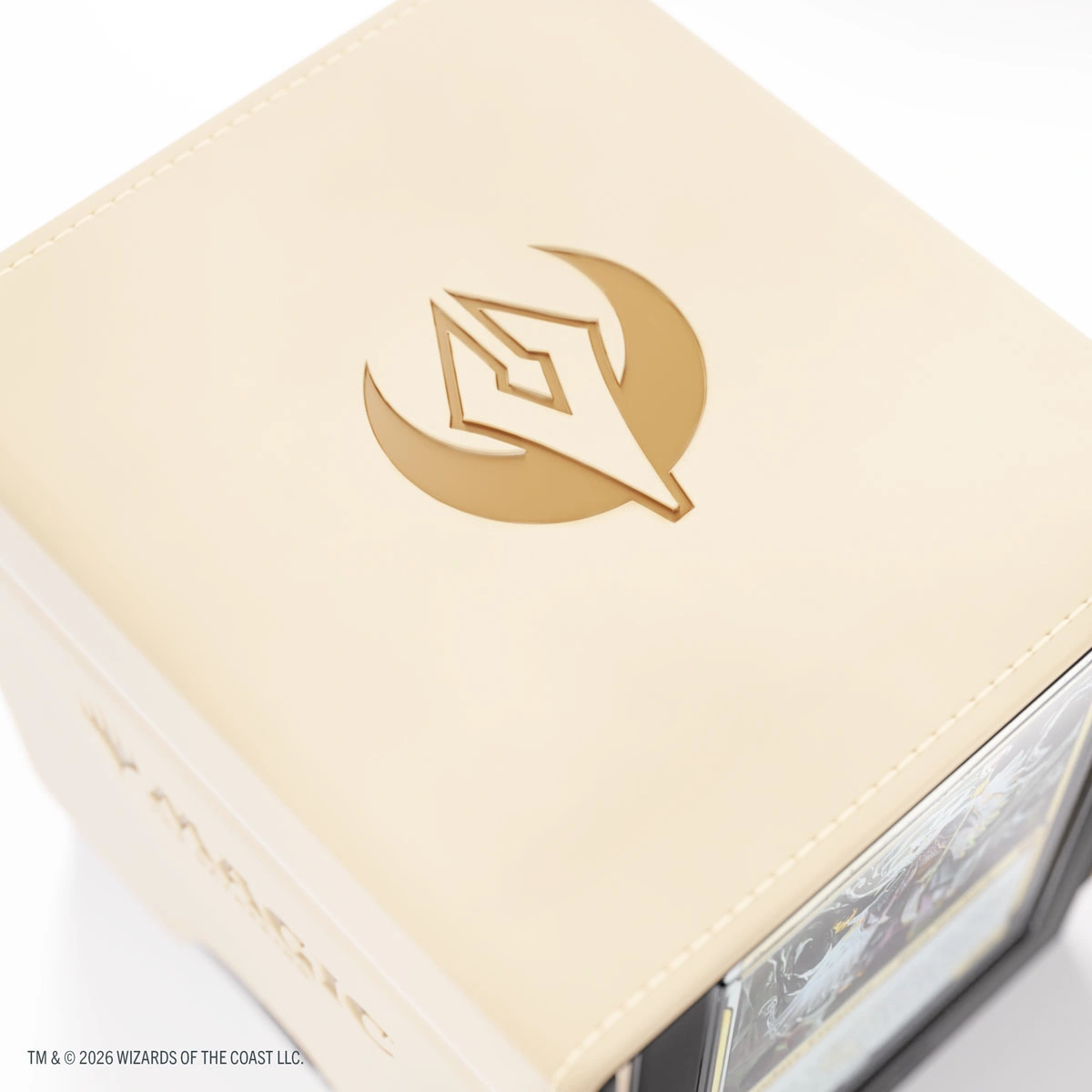 Gamegenic | Secrets of Strixhaven - Schwarz/Beige | Deckbox Sidekick Plus100+ XL