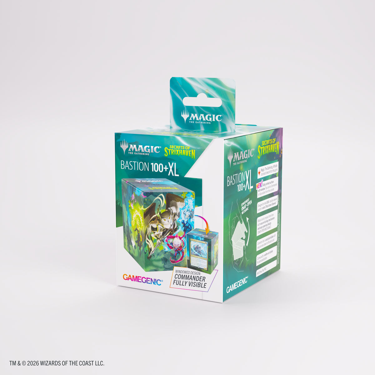 Gamegenic | Secrets of Strixhaven - Bastion | Deckbox 100+ XL - IC2