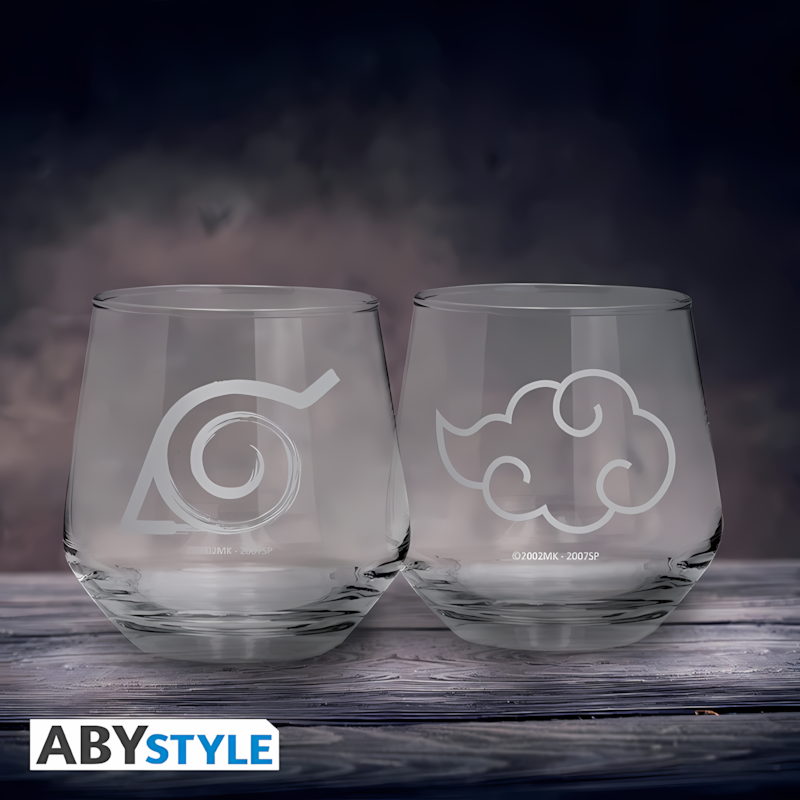 Naruto Shippuden | Konoha & Akatsuki | Glass Set