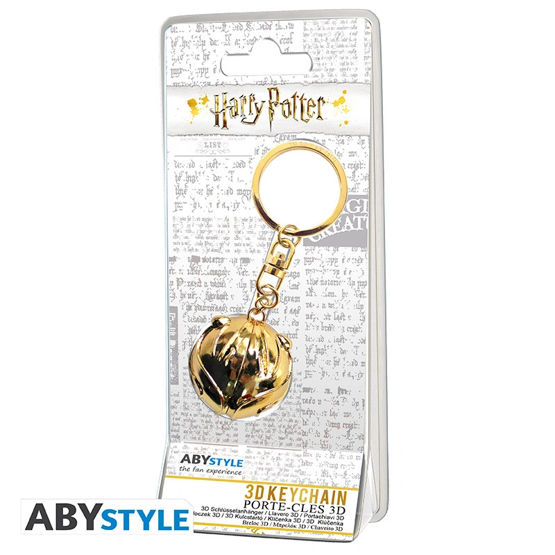 Abysse | Harry Potter | Golden Snitch 3D Keychain