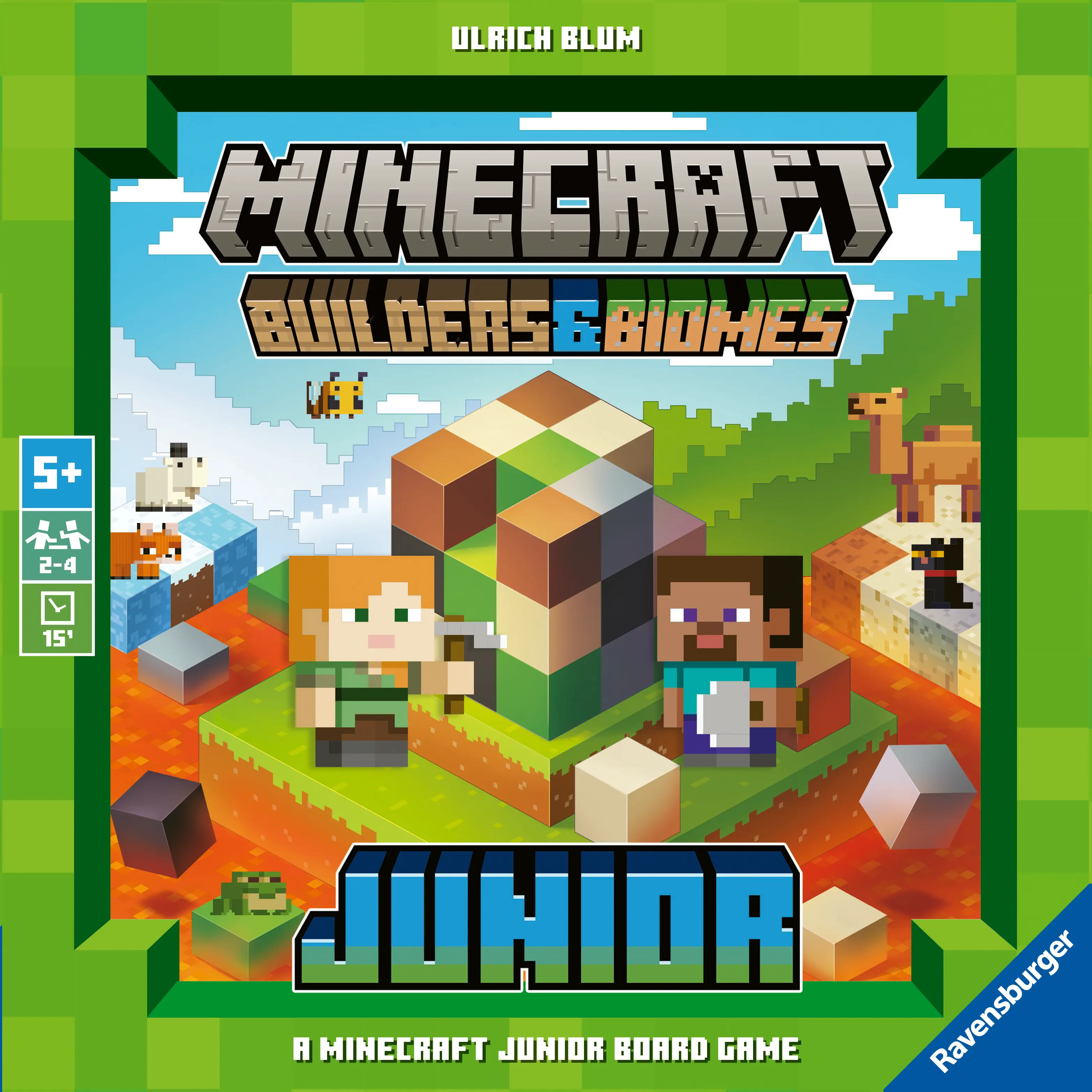Ravensburger | Minecraft Builders & Biomes Junior | Kinderspiel