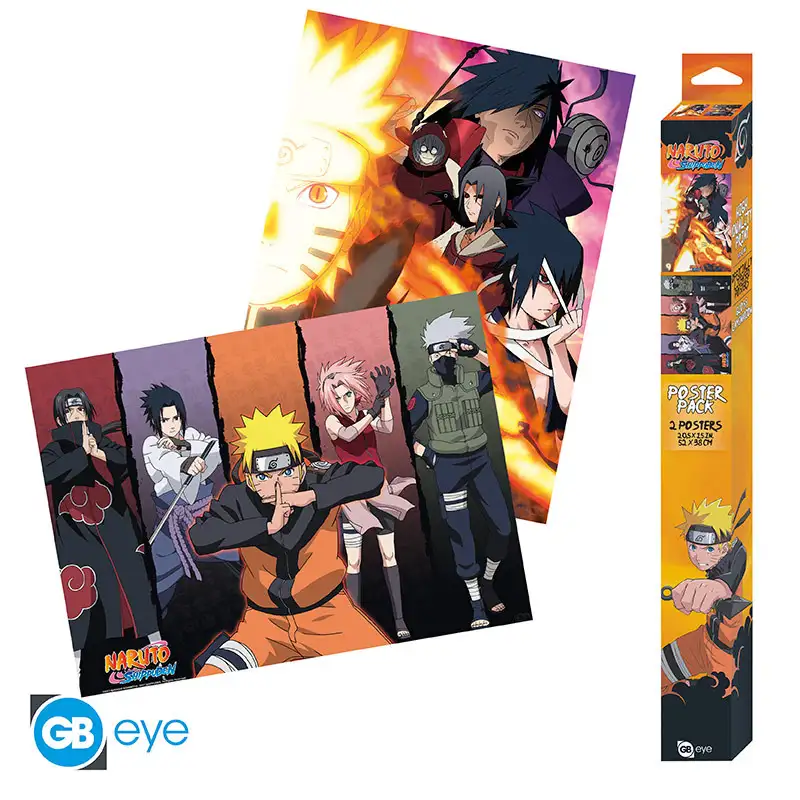 Naruto Shippuden | Chibi Set 2 Poster (52 x 38cm) Group | Poster