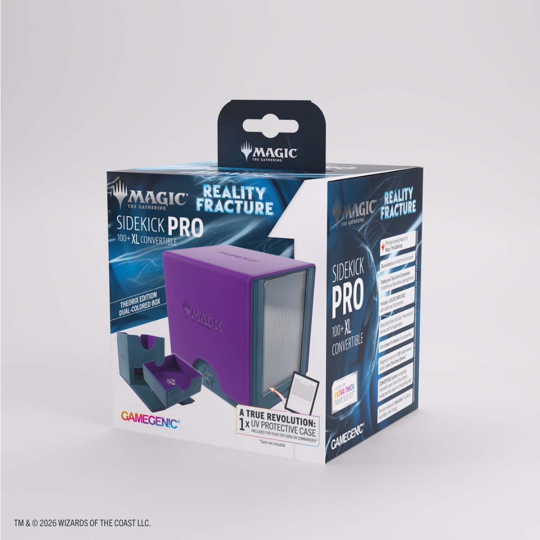Gamegenic | MTG: Reality Fracture - Theorix | Sidekick Pro Convertible Deckbox 100+ XL