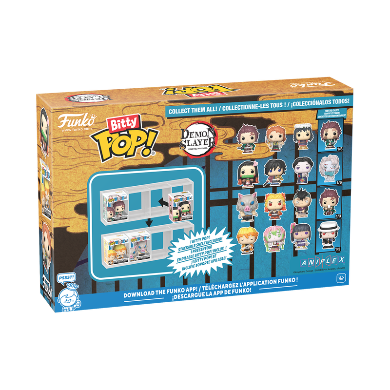 Bitty POP 4-Pack | Zenitsu | Demon Slayer