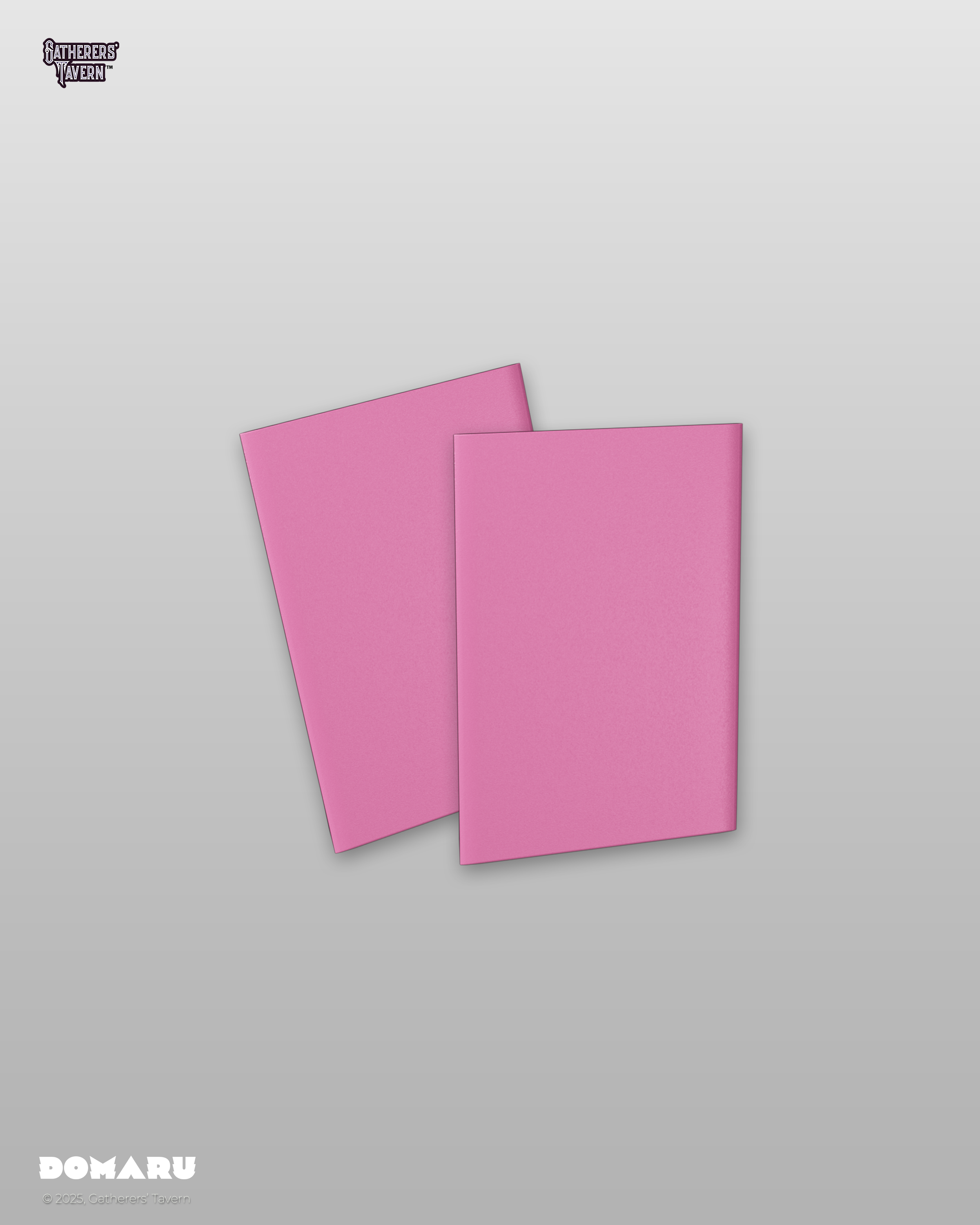 Gatherers' Tavern | Regular Fit Standard Sleeves Valiant Pink| Domaru (100 Sleeves)