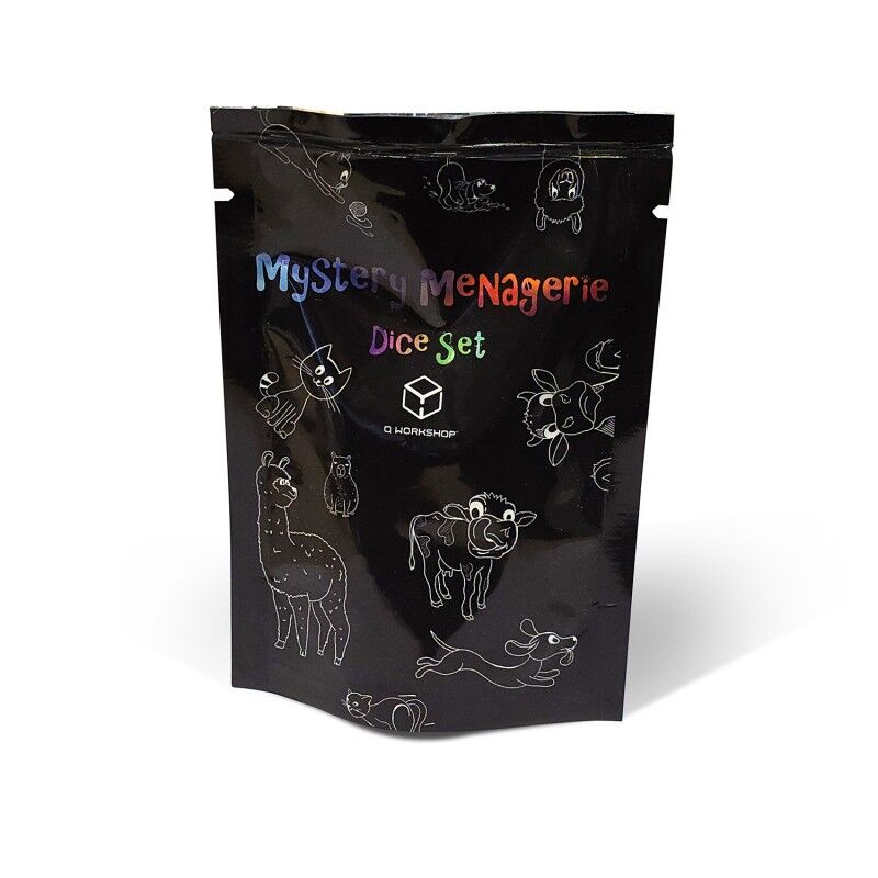 Q Workshop | Box Of 12 Mystery Menagerie | Dice Sets