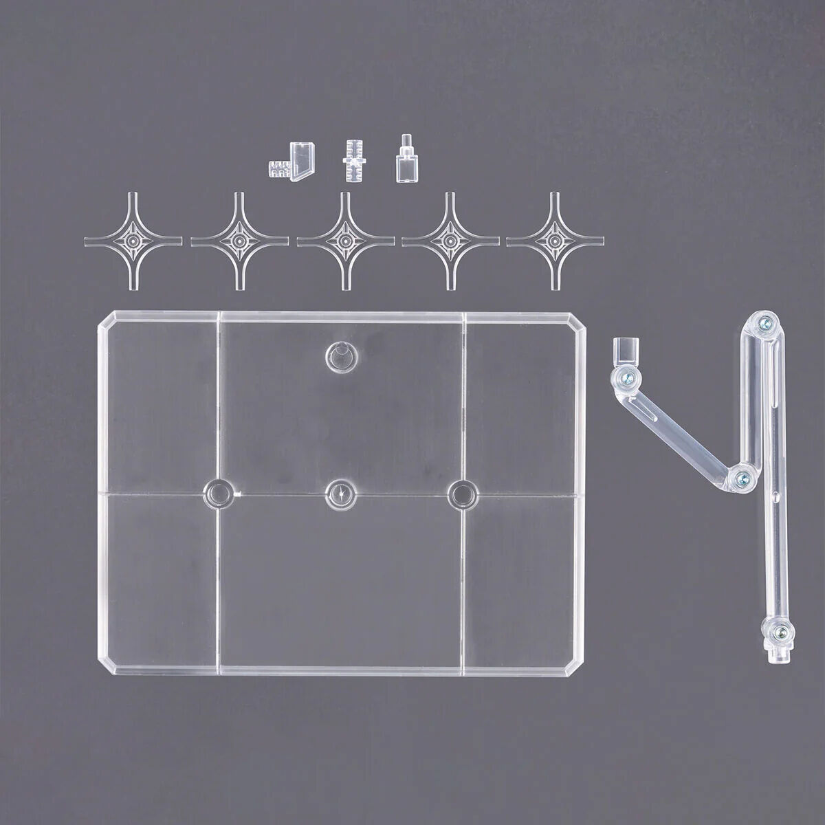 Bandai | Action Base 8 Clear | Zubehör für Gundam Modellbausätze