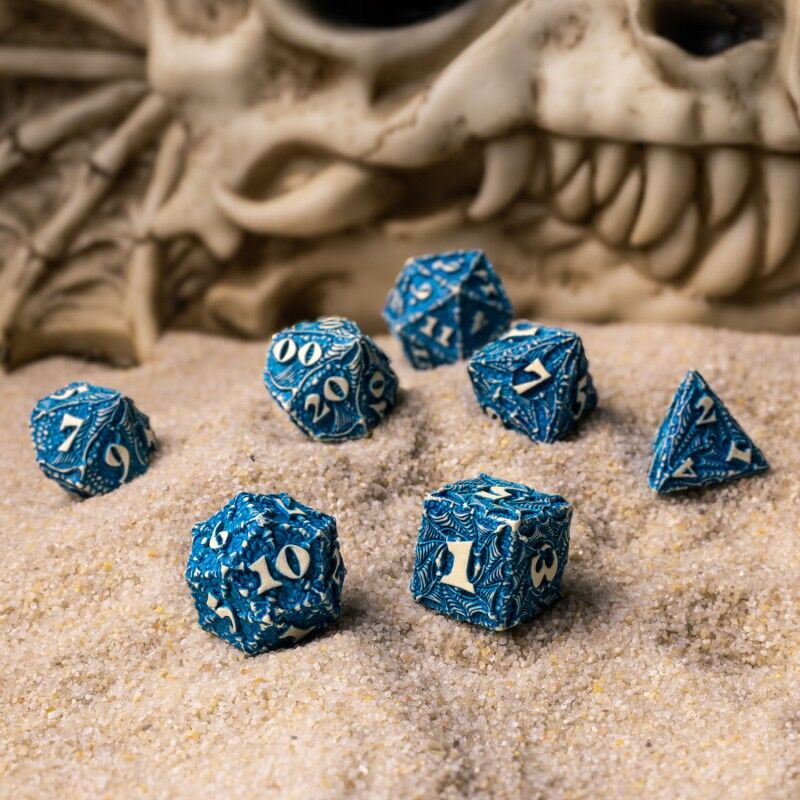 Q Workshop | The Himalayan Sharpclaw | Dracopolis Dice Set