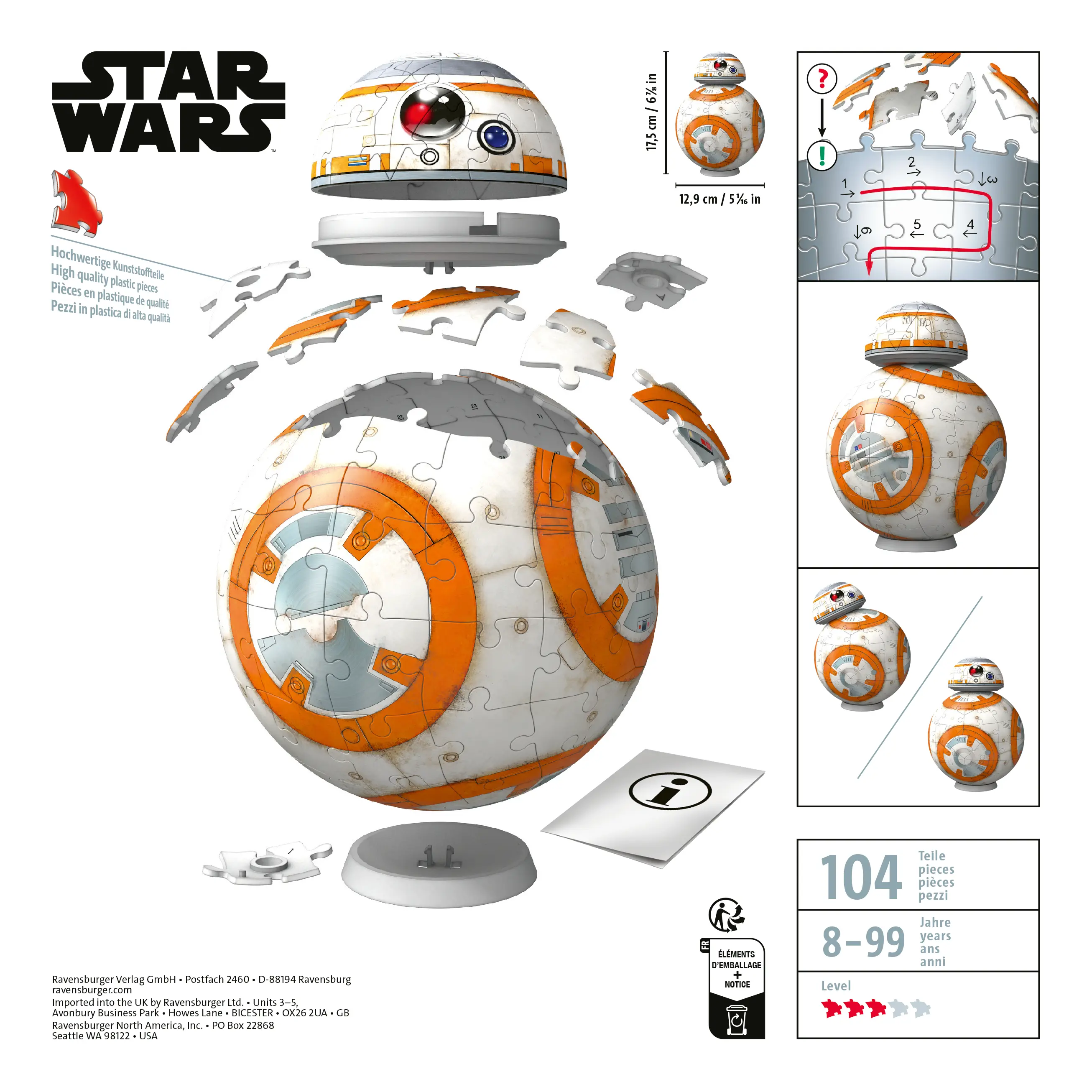 Ravensburger | Star Wars BB-8 | 3D Puzzle