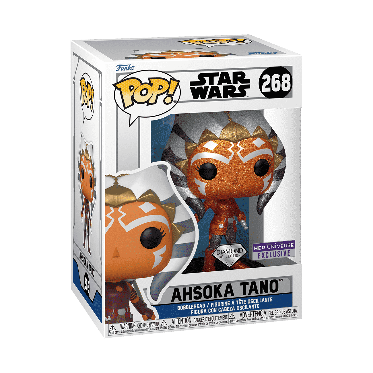 POP! Star Wars: Ahsoka (Diamond) - Exclusives