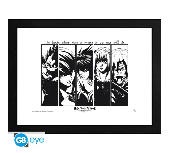Abysse | Death Note | Usual Suspects Framed Print (30 x 40cm)