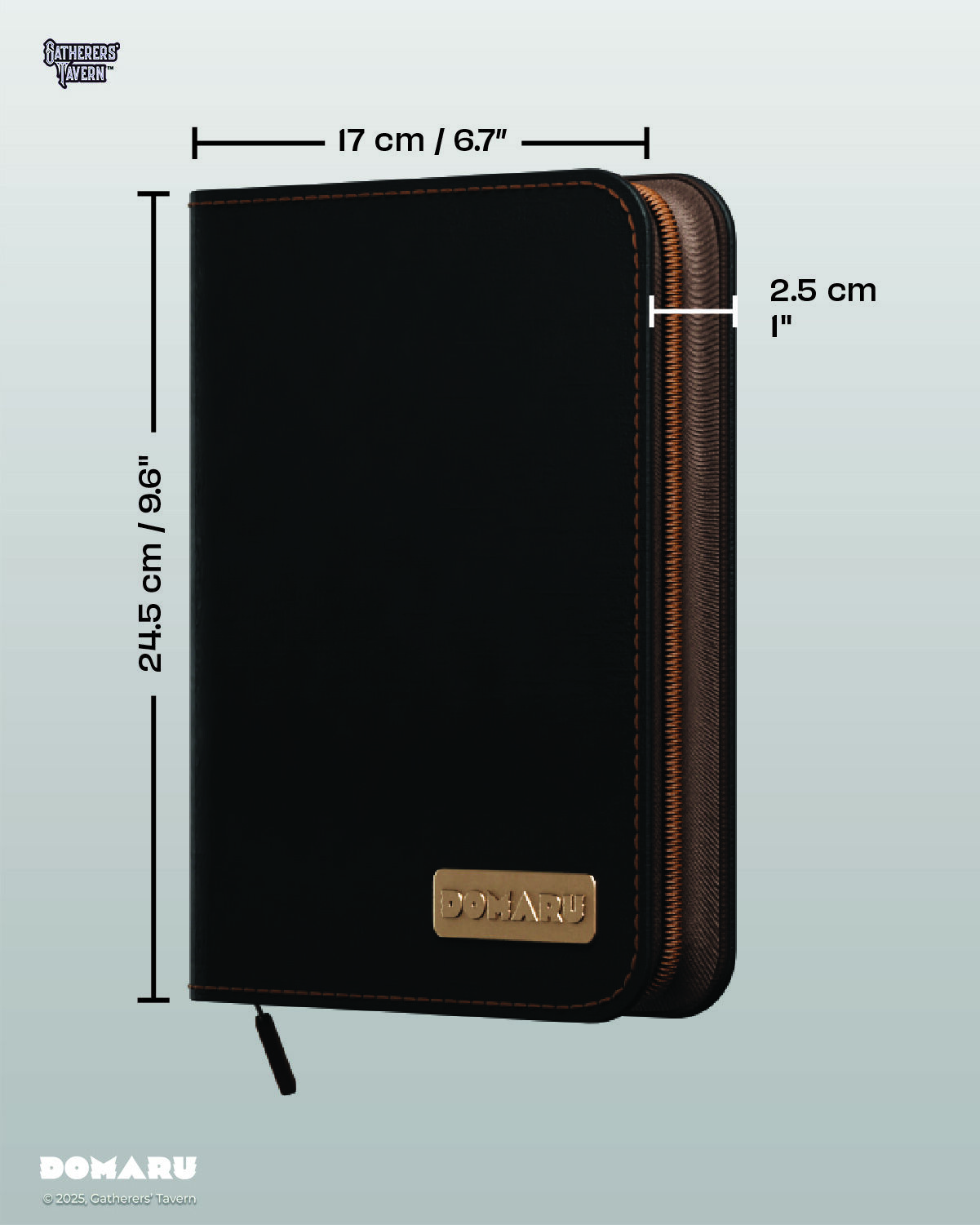Gatherers' Tavern | Dusky Ochre Deco Patch DOMARU | Binder 4-Pocket