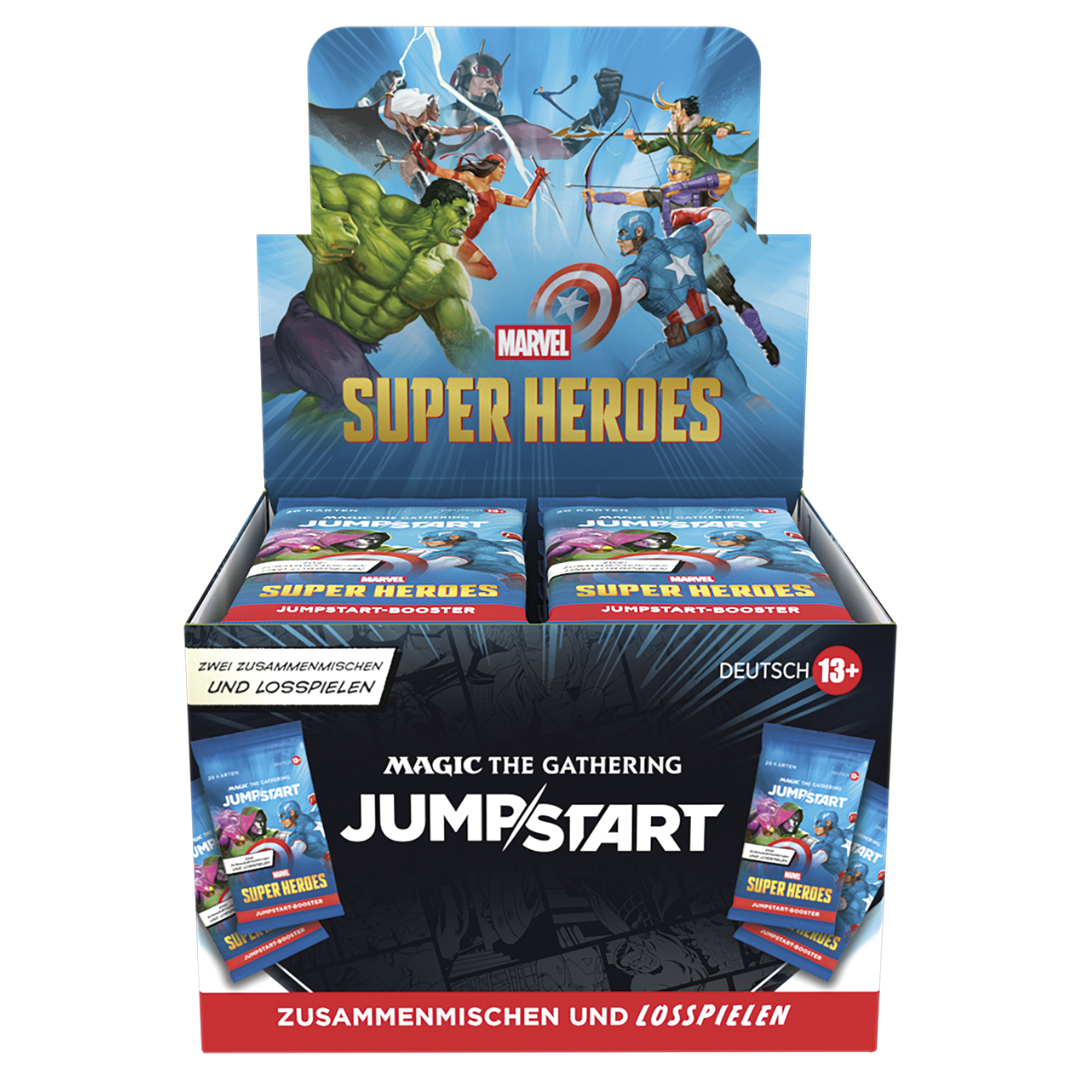 Magic: The Gathering | Marvel Super Heroes | Jumpstart Booster Display (DE)