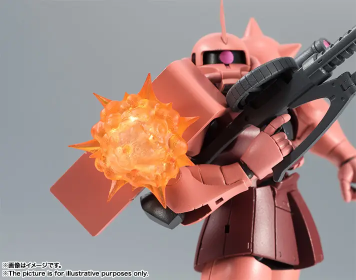Tamashii Nations | MS-06S Chars Zaku (Version A.N.I.M.E.) The Robot Spirits (13cm)| Gundam