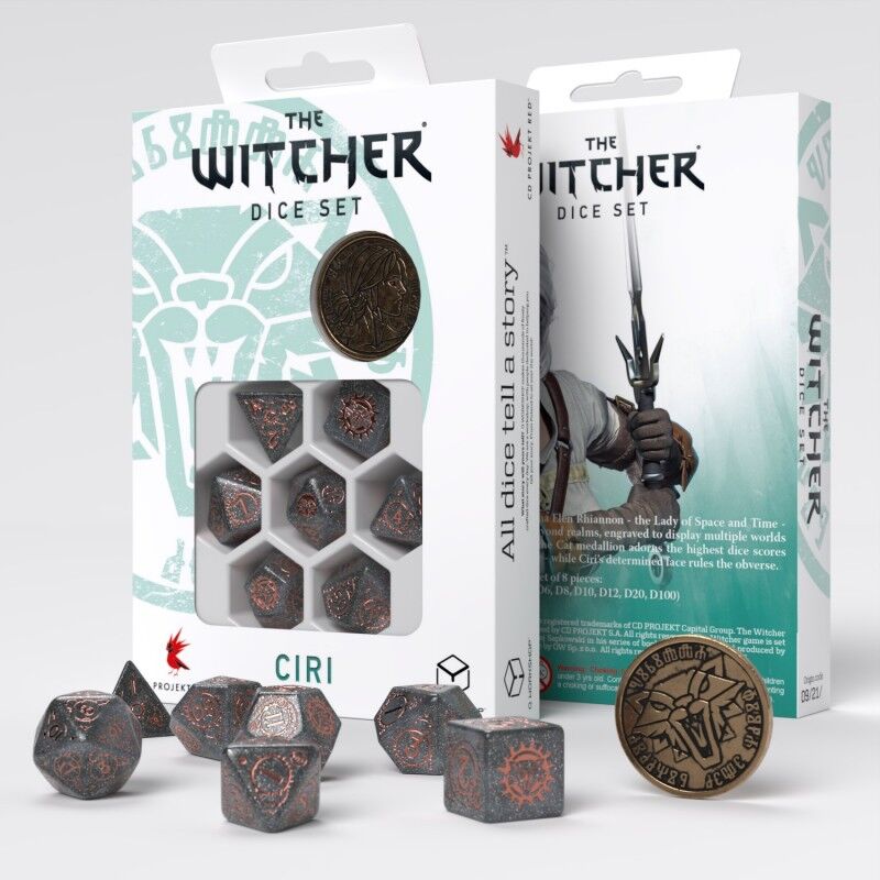 Q Workshop | Ciri - Elder Blood | The Witcher Dice Set