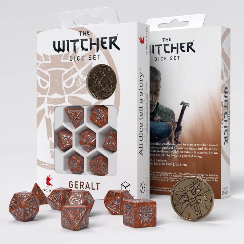 Q Workshop | Geralt - The Monster Slayer | The Witcher Dice Set
