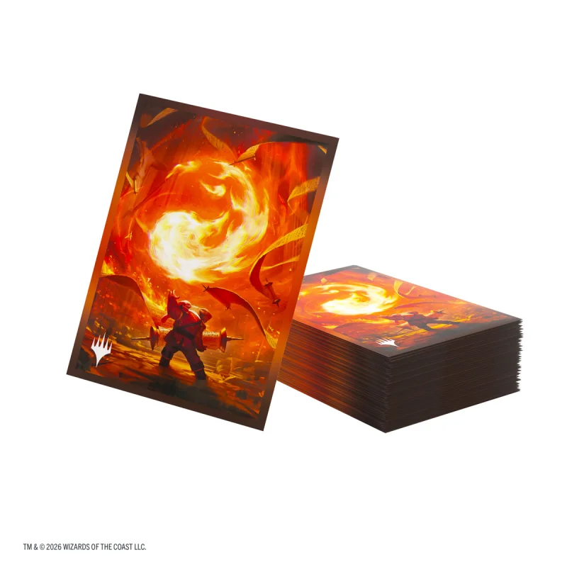 Gamegenic | Secrets of Strixhaven - Mountain | Premium Art Sleeves