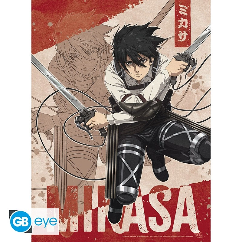 Abysse | Attack on Titan - 9 Posters (21 x 29,7cm) - Portfolio Characters S4