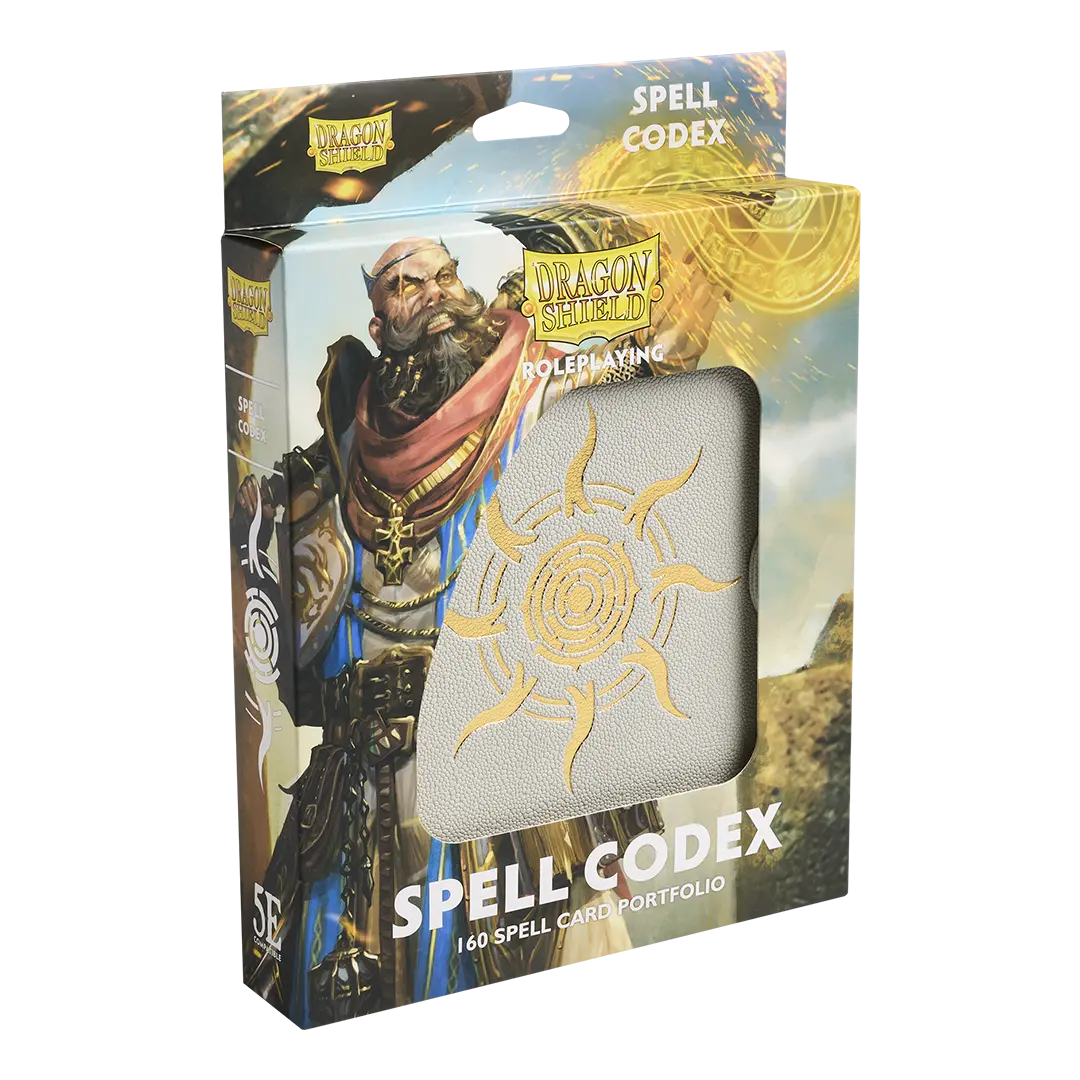 Dragon Shield: Spell Codex - Ashen White