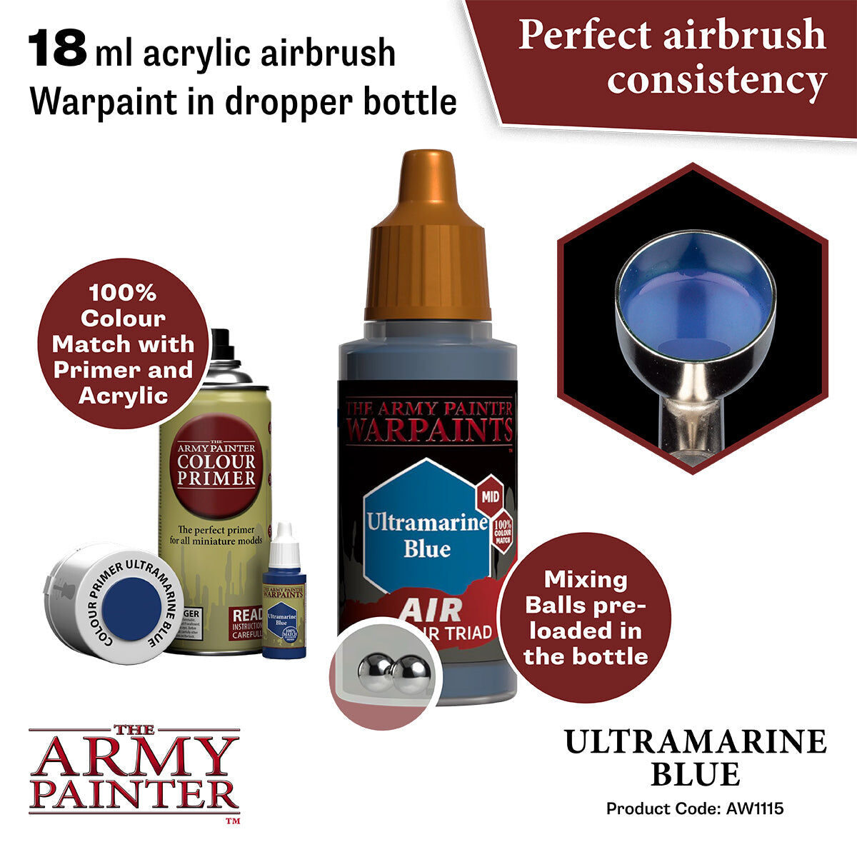 The Army Painter - Ultramarine Blue - Warpaints Air