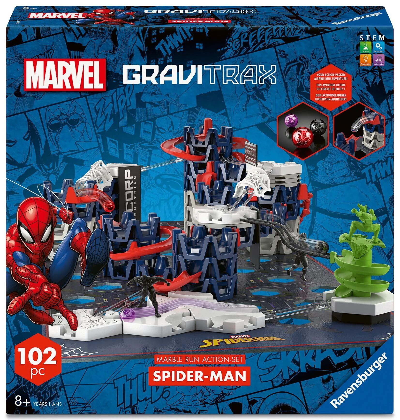 Ravensburger | GraviTrax BASE Spider-Man - Action Set M | Brettspiel