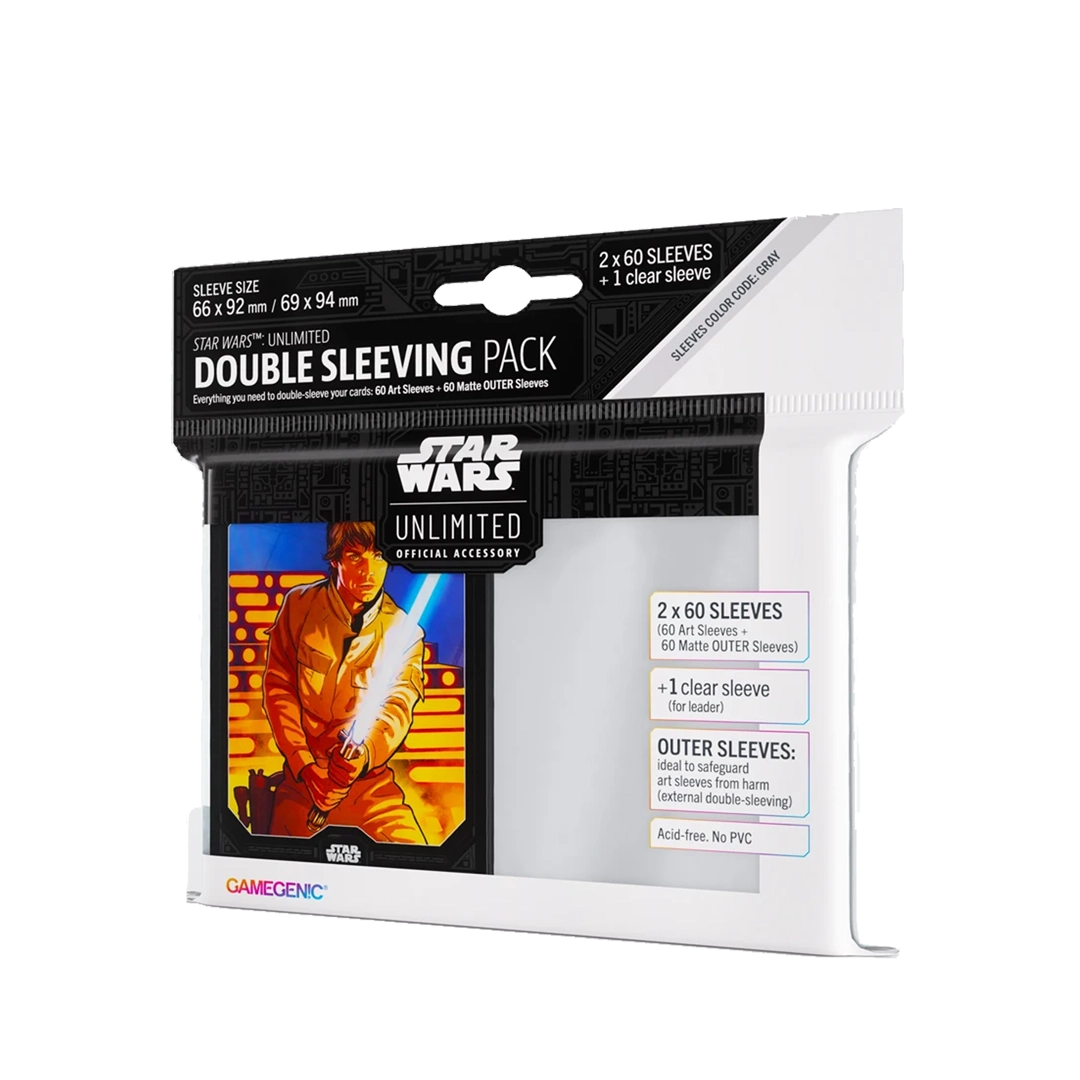 Gamegenic - Star Wars Unlimited Double Sleeving Pack Stil: Luke Skywalker