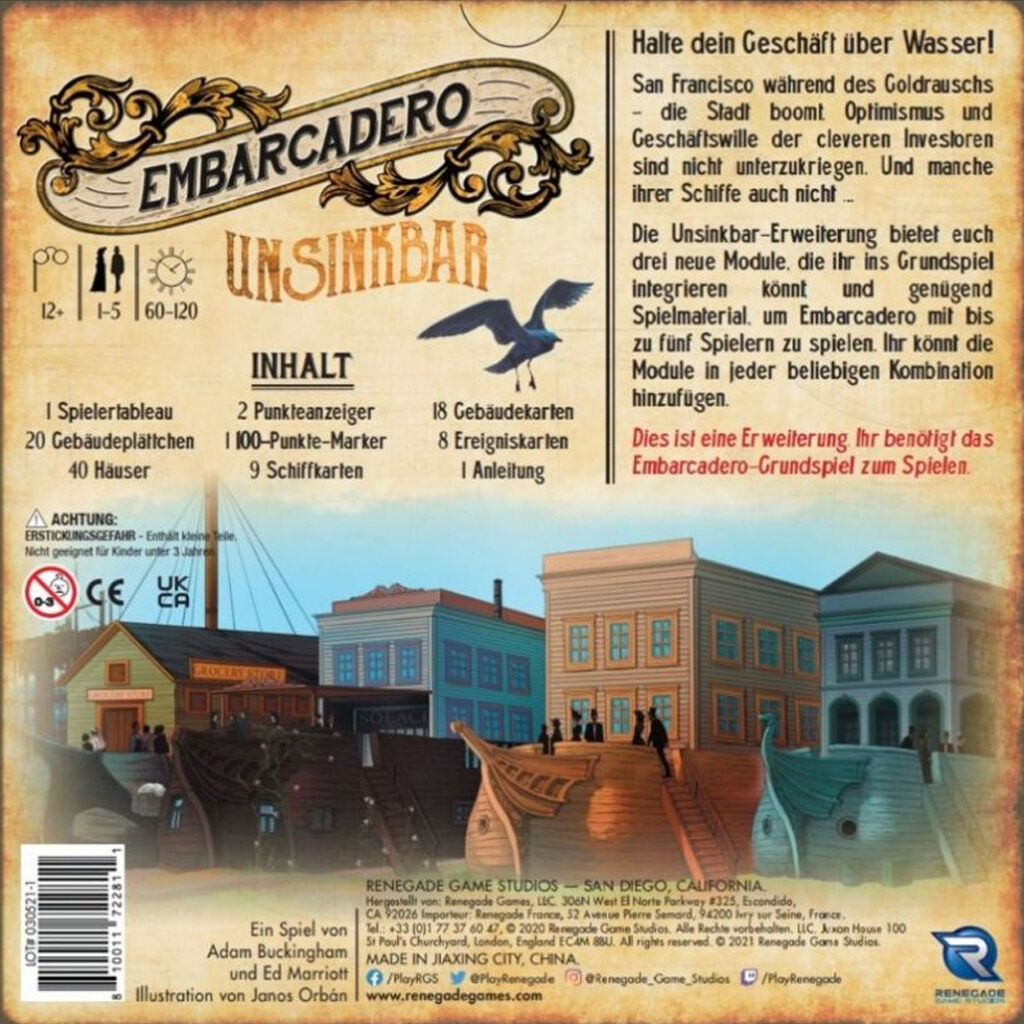 Embarcadero Unsinkable Exp. (German)