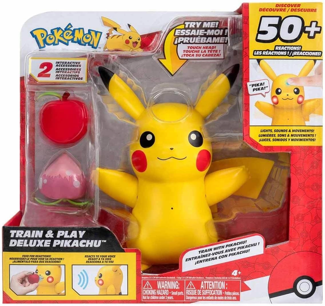 Pokémon | Pikachu | Train & Play Deluxe Feature Figure