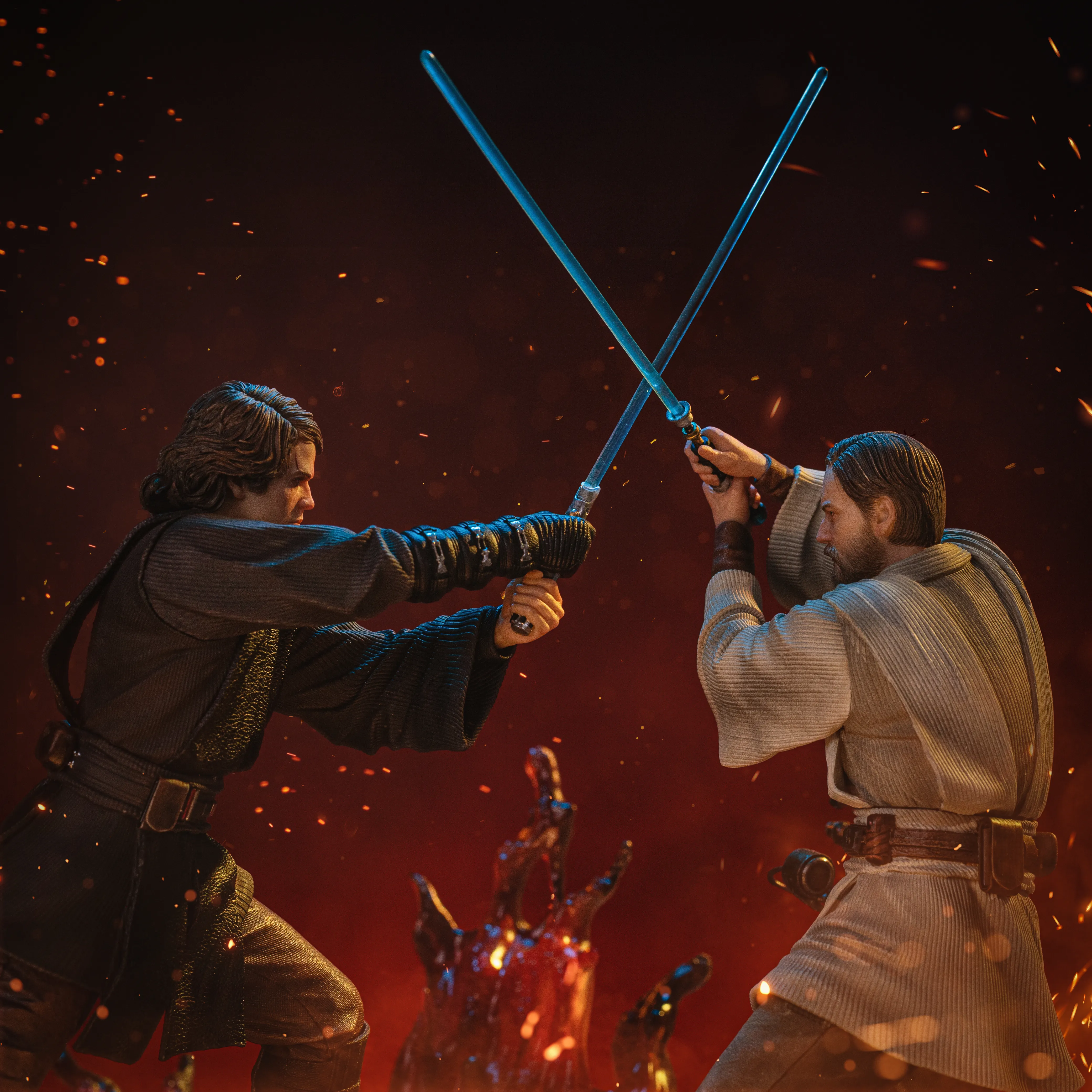 Iron Studios: Anakin vs. Obi-Wan - Star Wars Art Scale 1/10