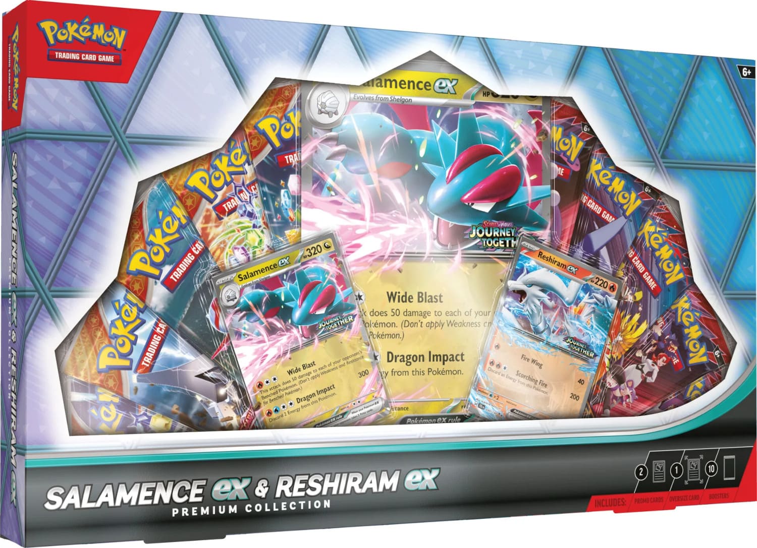 Pokémon TCG | Salamence ex & Reshiram ex | Premium Collection (EN)